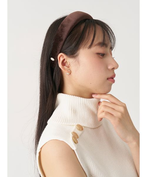SNIDEL(スナイデル)の「バリエカチューシャ(カチューシャ・レディース・ホワイト/ブラック/ダークブラウン/マルチ・F)」の17枚目の写真