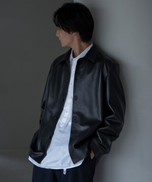 ラムレザーシャツ
