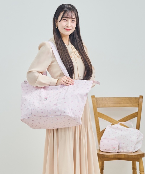 mezzo piano（メゾピアノ）の「【大人メゾピアノ】キャリーオントートバッグ（トートバッグ・レディース・ライトピンク・F）」の4枚目の写真