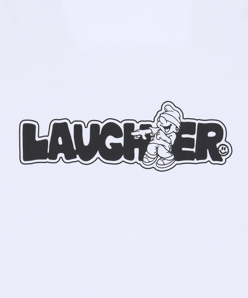 LAUGHER(ラファー)の「ラッパーシグネチャーロゴTシャツ - ホワイト(Tシャツ/カットソー・レディース・その他・MEDIUM/LARGE/X-LARGE)」の2枚目の写真