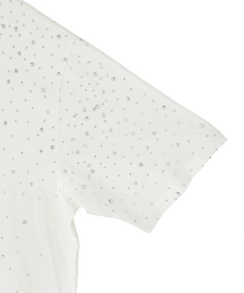 L.H.P(エルエイチピー)の「MAVYTH/メヴィス/RHINESTONE TEE(Tシャツ/カットソー・メンズ・ブラック/ホワイト・XL/M/L)」の14枚目の写真
