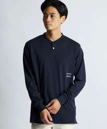 シルキータッチ ヘンリーネック ロンT