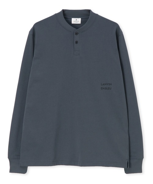 LANVIN en Bleu(ランバンオンブルー)の「シルキータッチ ヘンリーネック ロンT(Tシャツ/カットソー・メンズ・ブルーグレー/ネイビー/グレー/ブラック/ホワイト・46/48/50/52)」の20枚目の写真