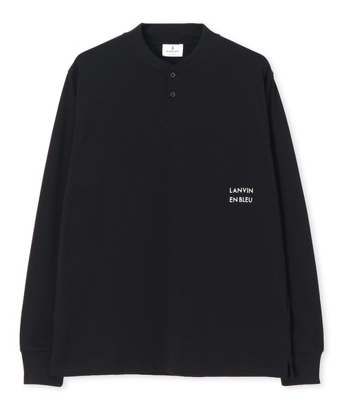 LANVIN en Bleu(ランバンオンブルー)の「シルキータッチ ヘンリーネック ロンT(Tシャツ/カットソー・メンズ・ブルーグレー/ネイビー/グレー/ブラック/ホワイト・46/48/50/52)」の22枚目の写真