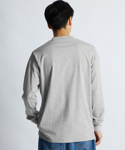 LANVIN en Bleu(ランバンオンブルー)の「シルキータッチ ヘンリーネック ロンT(Tシャツ/カットソー・メンズ・ブルーグレー/ネイビー/グレー/ブラック/ホワイト・46/48/50/52)」の17枚目の写真