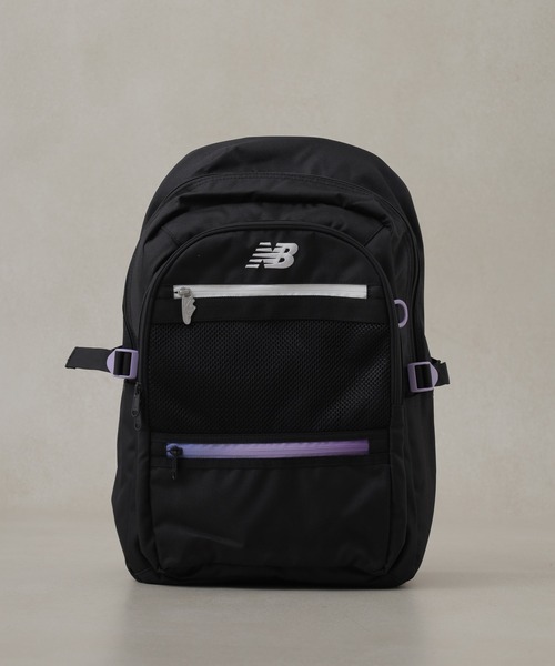 FUNALIVE(ファンアライブ)の「new balance デイリュック グラデーションファスナーモデル(バックパック/リュック・メンズ・パープル/ブラック×ホワイト・フリー)」の2枚目の写真