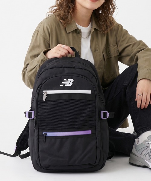FUNALIVE(ファンアライブ)の「new balance デイリュック グラデーションファスナーモデル(バックパック/リュック・メンズ・パープル/ブラック×ホワイト・フリー)」の16枚目の写真