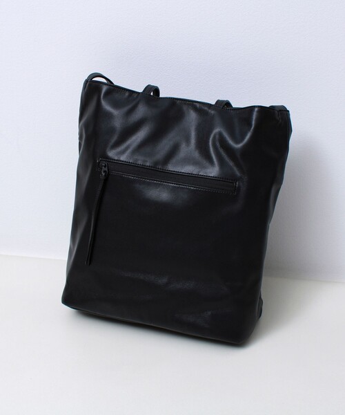 Un coeur（アンクール）の「【Un coeur/アンクール】DRAPE 2WAY TOTE ドレープトートバッグ（トートバッグ・メンズ・ブラック・FREE）」の3枚目の写真