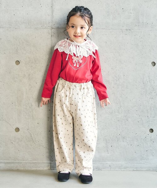 apres les cours(アプレレクール)の「チュールレース付け衿(付け襟・キッズ・オフホワイト・FREE)」の5枚目の写真
