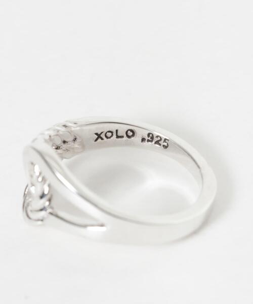 XOLO(ショロ)の「XOLO DOUBLE LOOP RING(リング・メンズ・シルバー・LARGE)」の4枚目の写真
