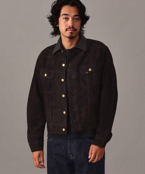 Lee(リー)の「Lee/STORM RIDER LEATHER【羊レザー】(その他アウター・メンズ・ブラウン・38/44/42/40)」の4枚目の写真