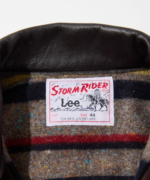 Lee(リー)の「Lee/STORM RIDER LEATHER【羊レザー】(その他アウター・メンズ・ブラウン・38/44/42/40)」の5枚目の写真