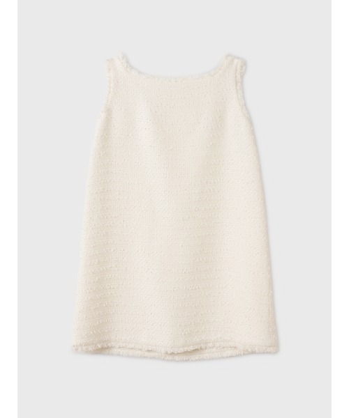 EIMY ISTOIRE(エイミーイストワール)の「IRISE TWEED DRESS(ワンピース・レディース・ブラウン/ホワイト/ネイビー・36/38)」の10枚目の写真