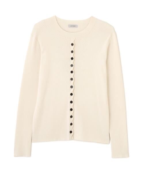 ADORE（アドーア）の「ケーブルブラケットニット（ニット/セーター・レディース・ブラック/ホワイト系その他/グレー・38）」の14枚目の写真