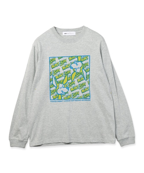 mintdesigns(ミントデザインズ)の「Mint City T-Shirt(Tシャツ/カットソー・レディース・グレー/ホワイト・2/5)」の2枚目の写真