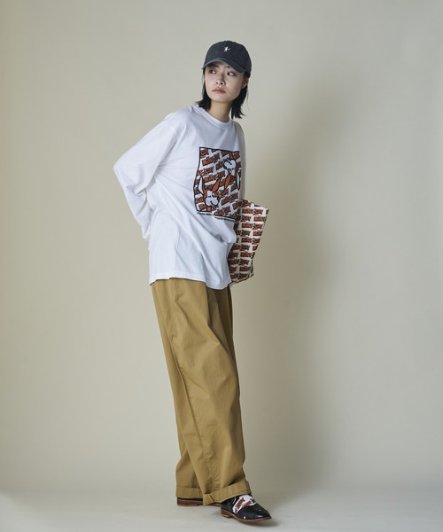 mintdesigns(ミントデザインズ)の「Mint City T-Shirt(Tシャツ/カットソー・レディース・グレー/ホワイト・2/5)」の5枚目の写真