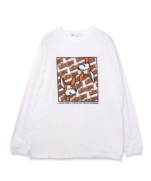 mintdesigns(ミントデザインズ)の「Mint City T-Shirt(Tシャツ/カットソー・レディース・グレー/ホワイト・2/5)」の8枚目の写真