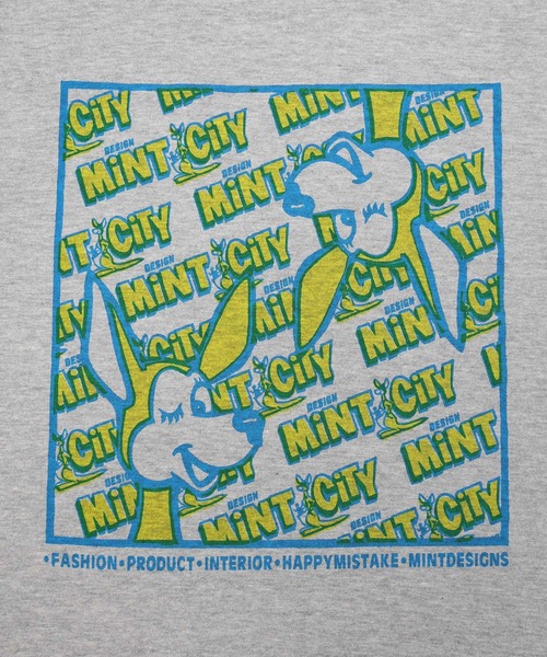 mintdesigns(ミントデザインズ)の「Mint City T-Shirt(Tシャツ/カットソー・レディース・グレー/ホワイト・2/5)」の10枚目の写真