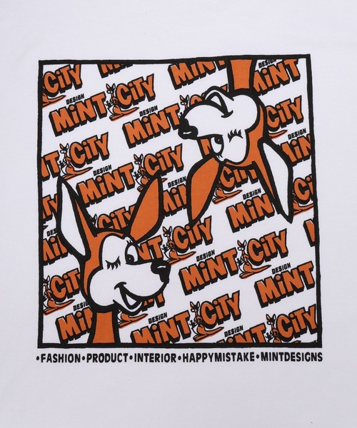 mintdesigns(ミントデザインズ)の「Mint City T-Shirt(Tシャツ/カットソー・レディース・グレー/ホワイト・2/5)」の13枚目の写真