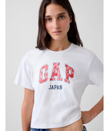 MOMIJI JAPAN GAPロゴ クロップドTシャツ