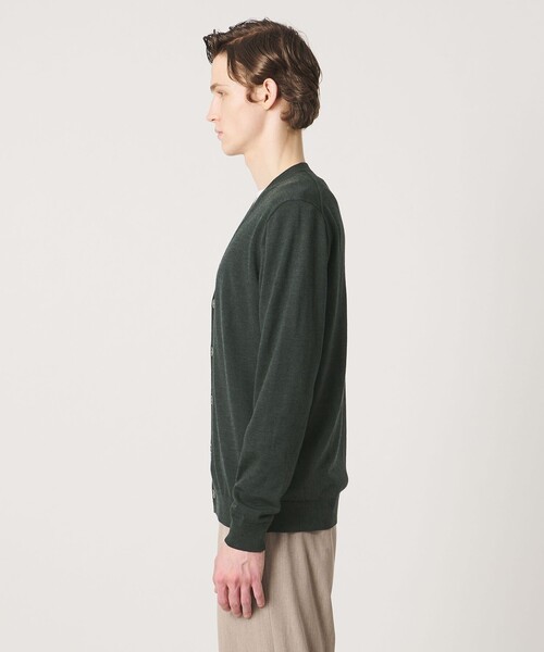 UNITED ARROWS(ユナイテッドアローズ)の「ハイゲージ カーディガン(カーディガン/ボレロ・メンズ・ダークグリーン/ネイビー・L/S/M)」の9枚目の写真