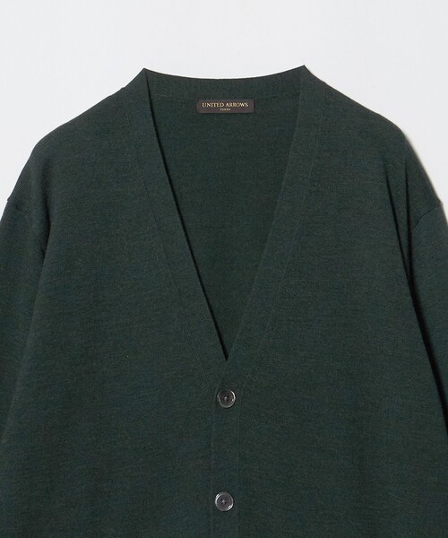 UNITED ARROWS(ユナイテッドアローズ)の「ハイゲージ カーディガン(カーディガン/ボレロ・メンズ・ダークグリーン/ネイビー・L/S/M)」の13枚目の写真