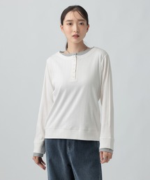 LEPSIM | ランダムテレコドッキングヘンリープルオーバー 1067563(Tシャツ/カットソー)