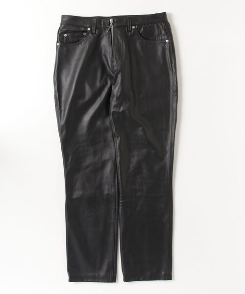 LAST NEST(ラストネスト) LAST NEST/ラストネスト/Front Zip Leather Pants（その他パンツ