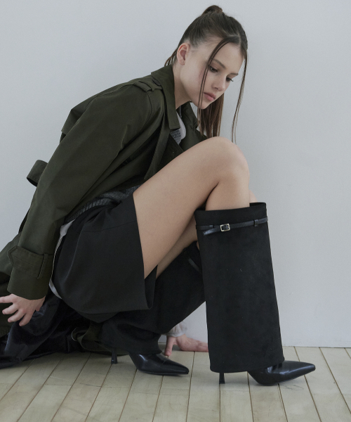 METIER(メティエ)の「me023 SLEEK トールベルトロングブーツ 8cm(ブーツ・レディース・その他・24cm/24.5cm/25cm/23cm/23.5cm)」の2枚目の写真