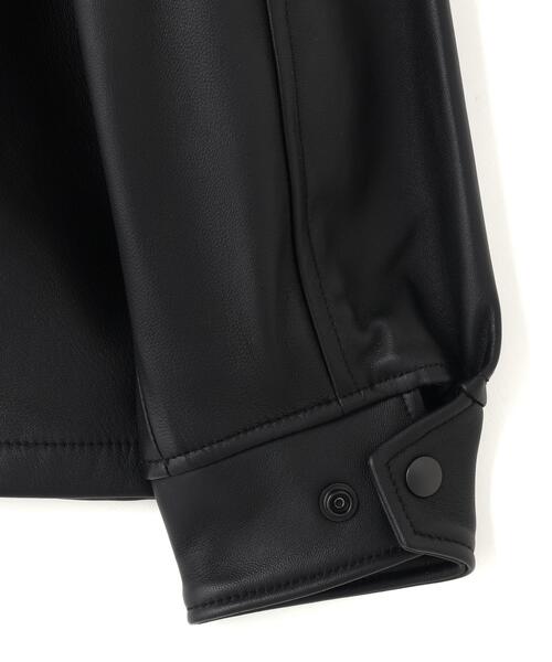 Alpha Industries(アルファインダストリーズ)の「【日本限定】Alpha Industries/アルファ インダストリーズ/LEATHER LIGHT AVIATOR JACKET/レザーライトアビエイタージャケット(ブルゾン・メンズ・ブラック・XL/L/M/S)」の18枚目の写真