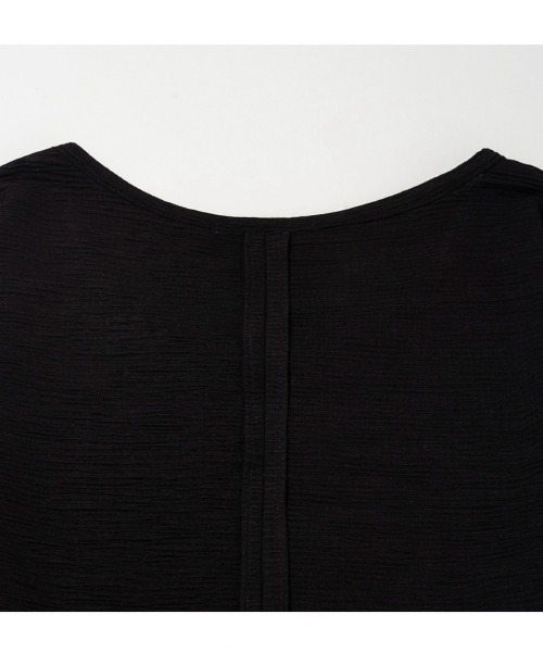FANCY CLUB（ファンシークラブ）の「【FANCY CLUB】SIDE CORSET LONG SLEEVE / 【ファンシークラブ】サイドコルセットリボン長袖Ｔシャツ（Tシャツ/カットソー・レディース・ブラック/ホワイト・ONE SIZE）」の6枚目の写真
