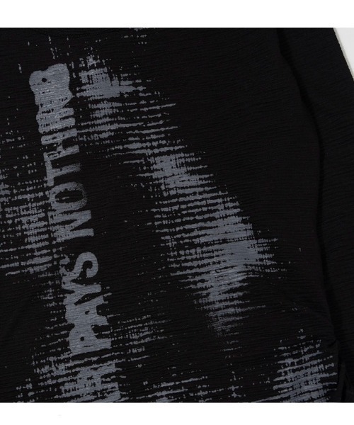 FANCY CLUB（ファンシークラブ）の「【FANCY CLUB】SIDE CORSET LONG SLEEVE / 【ファンシークラブ】サイドコルセットリボン長袖Ｔシャツ（Tシャツ/カットソー・レディース・ブラック/ホワイト・ONE SIZE）」の3枚目の写真