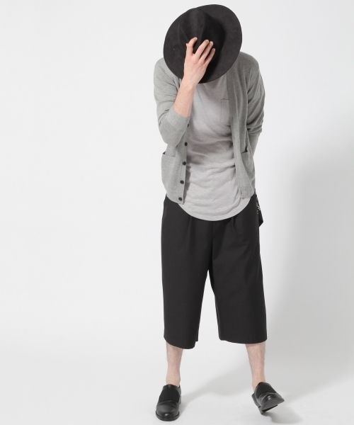 HARE（ハレ）の「モダールラウンドロングカットソー(HARE)（Tシャツ/カットソー・メンズ・ネイビー/オフホワイト/グレー・SMALL/LARGE/MEDIUM）」の7枚目の写真