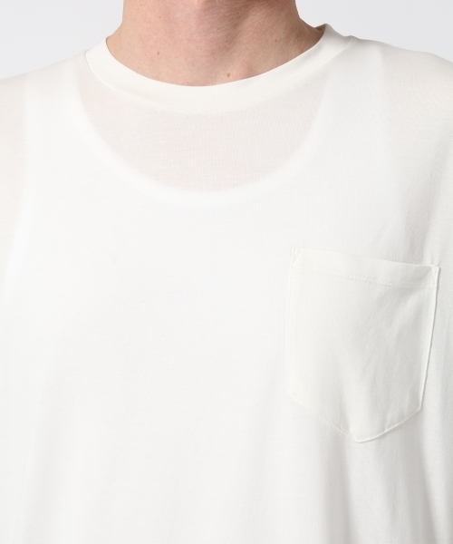 HARE（ハレ）の「モダールラウンドロングカットソー(HARE)（Tシャツ/カットソー・メンズ・ネイビー/オフホワイト/グレー・SMALL/LARGE/MEDIUM）」の11枚目の写真