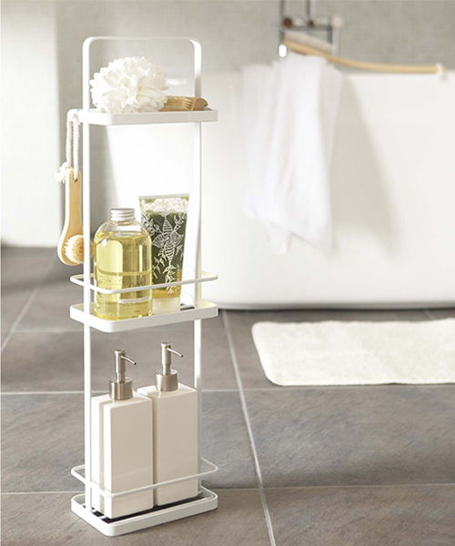 TIMELESS COMFORT(タイムレスコンフォート)の「tower (タワー) ディスペンサースタンド(バス/トイレグッズ)」|ホワイト
