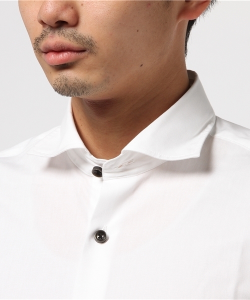 ROOPTOKYO（ループトウキョウ）の「日本製ブロードホリゾンタルカラー長袖シャツ（シャツ/ブラウス・メンズ・ネイビー/ホワイト/ピンク/ロイヤルブルー/ブラック/ワイン・L/M/LL）」の9枚目の写真