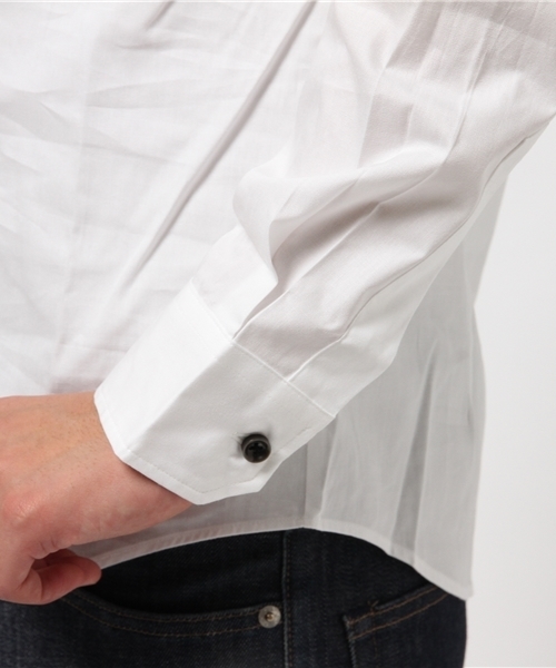 ROOPTOKYO（ループトウキョウ）の「日本製ブロードホリゾンタルカラー長袖シャツ（シャツ/ブラウス・メンズ・ネイビー/ホワイト/ピンク/ロイヤルブルー/ブラック/ワイン・L/M/LL）」の10枚目の写真