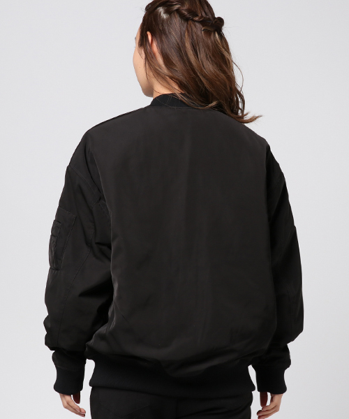 ANAP（アナップ）の「BIG MA-1（MA-1・レディース・カーキ/ブラック・FREE）」の5枚目の写真