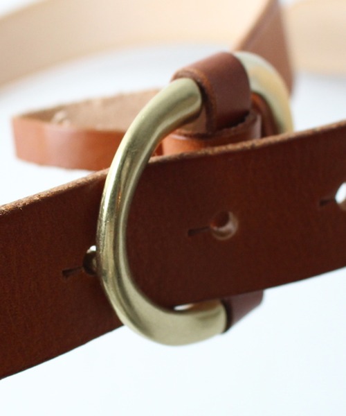 antiqua（アンティカ）の「丸バックルデザイン本革ベルト（ベルト・レディース・ブラウン/キャメル/ブラック・FREE）」の22枚目の写真