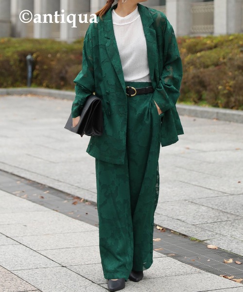 antiqua（アンティカ）の「丸バックルデザイン本革ベルト（ベルト・レディース・ブラウン/キャメル/ブラック・FREE）」の5枚目の写真