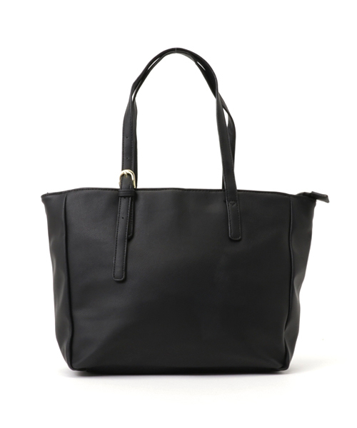 LBC（エルビーシー）の「ネオスムース合皮10ポケトートバッグ              （トートバッグ・レディース・オフホワイト/ブラック/ライトブラウン・ONE SIZE）」の3枚目の写真