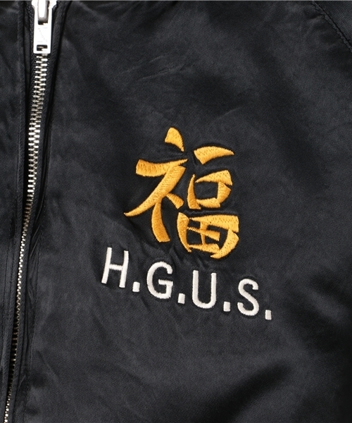 HYSTERIC GLAMOUR(ヒステリックグラマー)の「PARADISE刺繍 スカジャン(スカジャン・レディース・シルバー/ボルドー/ブラック・SMALL/MEDIUM)」の18枚目の写真