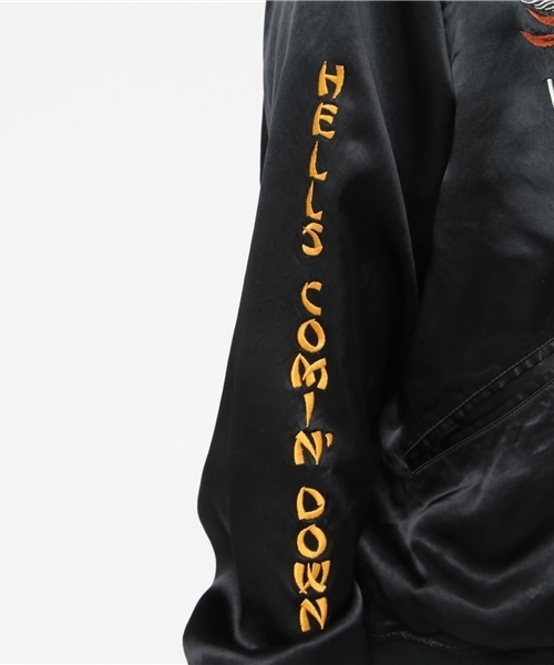 HYSTERIC GLAMOUR(ヒステリックグラマー)の「PARADISE刺繍 スカジャン(スカジャン・レディース・シルバー/ボルドー/ブラック・SMALL/MEDIUM)」の20枚目の写真