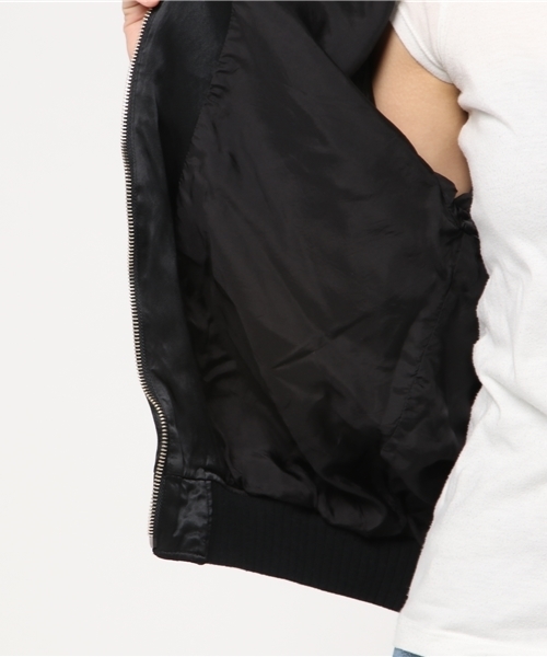 HYSTERIC GLAMOUR(ヒステリックグラマー)の「PARADISE刺繍 スカジャン(スカジャン・レディース・シルバー/ボルドー/ブラック・SMALL/MEDIUM)」の21枚目の写真