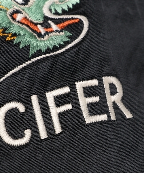 HYSTERIC GLAMOUR(ヒステリックグラマー)の「PARADISE刺繍 スカジャン(スカジャン・レディース・シルバー/ボルドー/ブラック・SMALL/MEDIUM)」の22枚目の写真