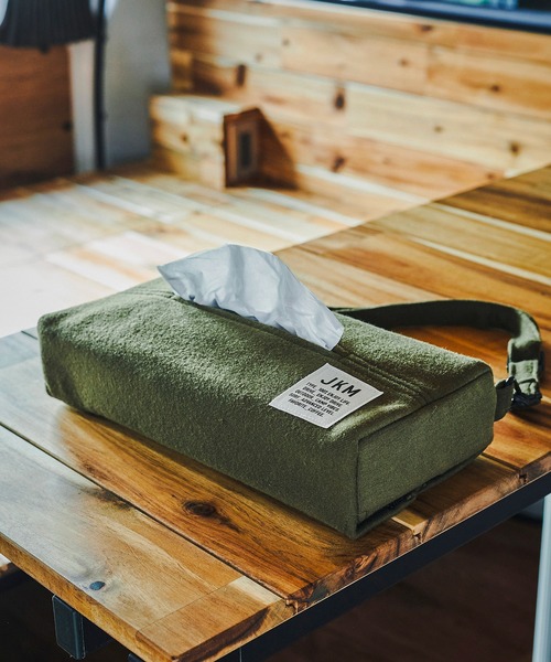 JACK & MARIE（ジャックアンドマリー）の「JKM　ティッシュカバー（アウトドアグッズ・レディース・ブルー/ダークグレー/グレー/オリーブドラブ・ONE SIZE）」の5枚目の写真