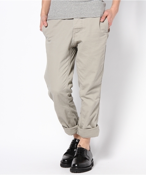 coen（コーエン）の「カリフォルニアカラーチノパンツ（チノパンツ・メンズ・Beige/Purple/Cobalt/PINK/ダークグレー/ダークグリーン/ロイヤルブルー/ナチュラル/ライラック・X-SMALL/SMALL/MEDIUM/LARGE/X-LARGE）」の2枚目の写真