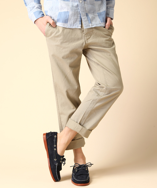 coen（コーエン）の「カリフォルニアカラーチノパンツ（チノパンツ・メンズ・Beige/Purple/Cobalt/PINK/ダークグレー/ダークグリーン/ロイヤルブルー/ナチュラル/ライラック・X-SMALL/SMALL/MEDIUM/LARGE/X-LARGE）」の6枚目の写真