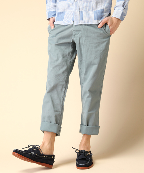 coen（コーエン）の「カリフォルニアカラーチノパンツ（チノパンツ・メンズ・Beige/Purple/Cobalt/PINK/ダークグレー/ダークグリーン/ロイヤルブルー/ナチュラル/ライラック・X-SMALL/SMALL/MEDIUM/LARGE/X-LARGE）」の8枚目の写真