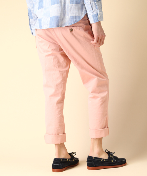 coen（コーエン）の「カリフォルニアカラーチノパンツ（チノパンツ・メンズ・Beige/Purple/Cobalt/PINK/ダークグレー/ダークグリーン/ロイヤルブルー/ナチュラル/ライラック・X-SMALL/SMALL/MEDIUM/LARGE/X-LARGE）」の12枚目の写真